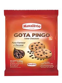 GOTA PINGO, MAVALÉRIO, SABOR CHOCOLATE, PACOTE DE 1KG
