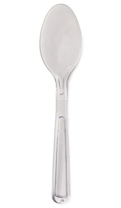 COLHER DE REFEIÇÃO, STRAWPLAST (CSC-641),  LINHA FORTE CR, CAIXA COM 10 PACOTES DE 50 UNIDADES