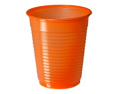 COPO, COPOBRAS, CAPACIDADE 200ML, LARANJA, CAIXA 20 PACOTES DE 50 UNIDADES
