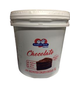 DOCE LEITE COM CHOCOLATE, XAMEGO BOM, BALDE COM 5KG