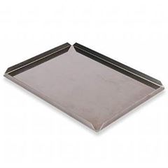BANDEJA LISA EM AÇO INOX 25X35X1,5CM