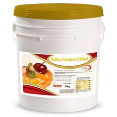 BRILHO NEUTRO CRISTAL FRUTIGEL, ADIMIX, BALDE 4KG