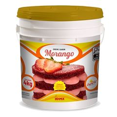 CREME MORANGO GRANFIL, ADIMIX, BALDE 4KG