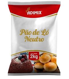 PÃO DE LÓ, ADIMIX, PACOTE COM 5,010KG