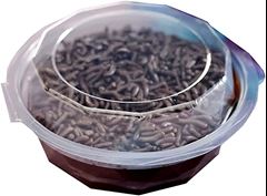 EMBALAGEM PARA MINI DOCE, REDONDA, 100ML, G-642D, GALVANOTEK, CAIXA COM 300 UNIDADES