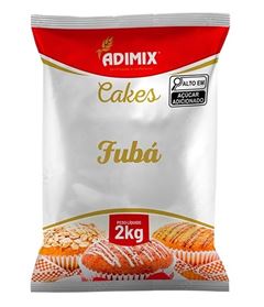 CAKE FUBA, ADIMIX, PACOTE COM 2KG