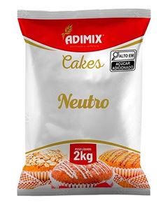 CAKE NEUTRO ADIMIX, PACOTE COM 2KG