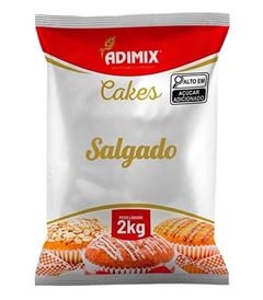 CAKE SALGADO, ADIMIX, PACOTE 2KG