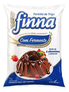 FARINHA TRIGO FINNA COM FERMENTO FARDO COM 10 PACOTES DE 1KG
