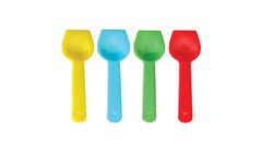 PAZINHA PARA SORVETE, MISTA, NEON, PEQUENA, STRAWPLAST, CAIXA COM 15 PACOTES DE 200 UNIDADES