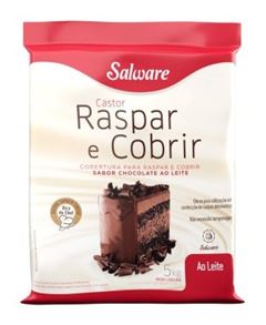 COBERTURA PARA RASPAR E COBRIR AO LEITE SALWARE 5KG