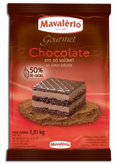 CHOCOLATE EM PÓ 50% CACAU, MAVALÉRIO, 1KG