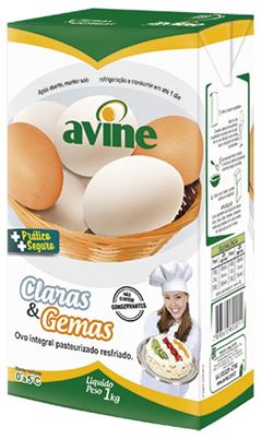 AVINE OVO PASTEURIZADO 1KG