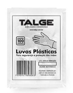 LUVA DESCARTAVEL TALGE CX100X100UN
