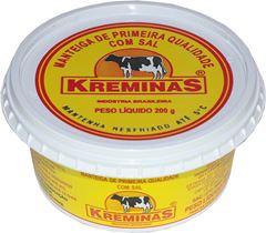 MANTEIGA KREMINAS BABY CAIXA COM 15 POTES 200G