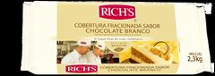 RICHS COBERTURA FRACIONADA CHOCOLATE BRANCO 2,3KG