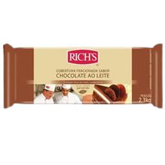 RICHS COBERTURA FRACIONADA SABOR CHOCOLATE AO LEITE 2,3KG