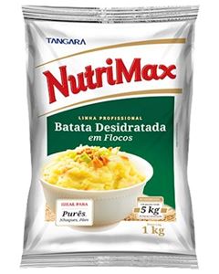 BATATA DESIDRATADA EM FLOCOS NUTRIMAX 1KG