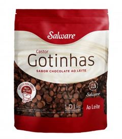 GOTAS SABOR CHOCOLATE AO LEITE SALWARE 1,01KG