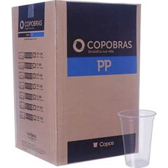 COPO COPOBRAS TRANSPARENTE, PP, 300ML, CAIXA COM 20 TIRAS DE 100 UNIDADES