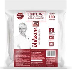 TOUCA DESCARTAVEL VABENE PACOTE COM 100 UNIDADES