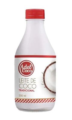LEITE DE COCO ADELCOCO ORIGINAL 24 GARRAFAS DE 200ML
