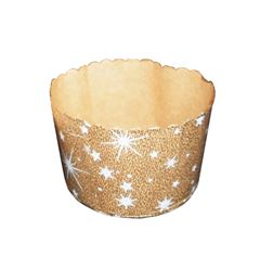 FORMA PANETONE DECORADA, 500G, TOPLINE, PACOTE COM 100 UNIDADES