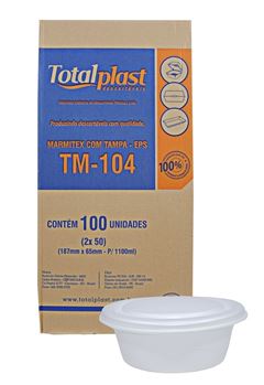 POTE MARMITEX, PT-104, TOTALPLAST, FARDO COM 100 UNIDADES