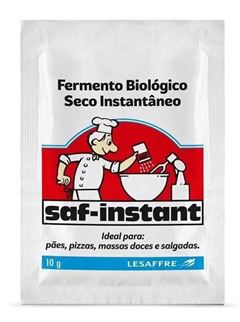 FERMENTO BIOLÓGICO SAF-INSTANT CAIXA COM 50 PACOTES DE 10G