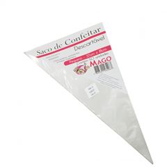 MAGO SACO PARA CONFEITAR DESCARTAVEL PEQUENO, PACOTE COM 05 UNIDADES