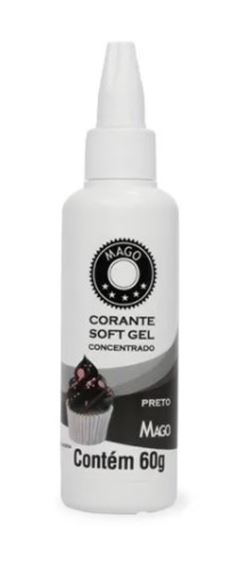 MAGO CORANTE SOFT GEL PRETO 60G