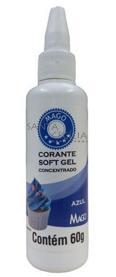 MAGO CORANTE SOFT GEL AZUL 60G 