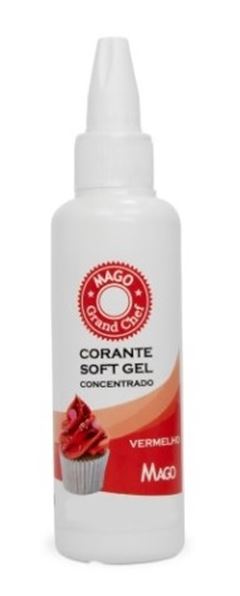 MAGO CORANTE SOFT GEL VERMELHA 60G