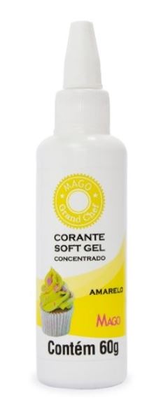 MAGO CORANTE SOFT GEL AMARELO 60G