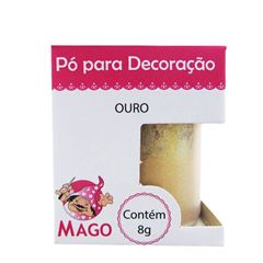 MAGO PÓ PARA DECORAÇÃO OURO 08G 