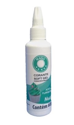 MAGO CORANTE SOFT GEL AZUL TURQUESA 60G