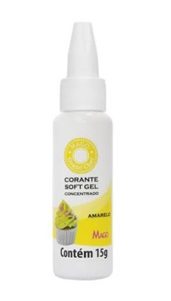MAGO CORANTE SOFT GEL AMARELO 15G