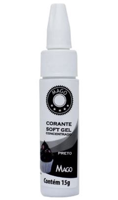 MAGO CORANTE SOFT GEL PRETO 15G