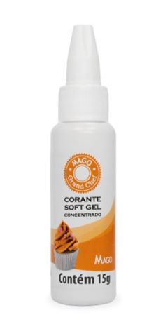 MAGO CORANTE SOFT GEL LARANJA 15G