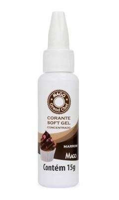 MAGO CORANTE SOFT GEL MARROM 15G