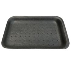 BANDEJA ABSORVENTE, B2, PRETA, BIODEGRADAVEL, CRA, COPOBRAS, FARDO COM 400 UNIDADES