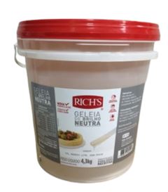 RICHS GELEIA DE BRILHO NEUTRA BALDE 4,3KG