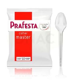 COLHER REFEICAO, PREMIUM, CRISTAL, PRAFESTA, CAIXA COM 20 PACOTES DE 50 UNIDADES