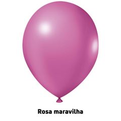 BALAO SAO ROQUE 6.5, ROSA MARAVILHA, PACOTE COM 50 UNIDADES