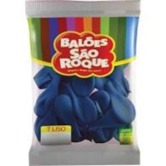 BALAO SAO ROQUE, NUMERO 7, AZUL COBALTO PACOTE COM 50 UNIDADES