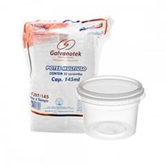 KIT POTE GALVANOTEK 145ML CAIXA COM 34 PACOTES DE 25 UNIDADES