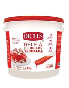 RICHS GELEIA DE BRILHO VERMELHA 4,3KG