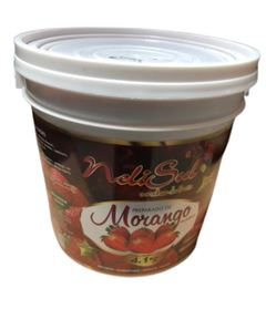 NELISUL PREPARADO DE MORANGO EM PEDACOS, BALDE COM 4,1KG