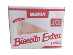 MARVI CASQUINHA BISCOITO EXTRA, CAIXA COM 1,05KG