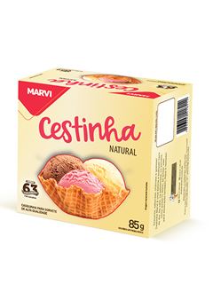 MARVI CESTINHA, CAIXA COM 12 CAIXAS DE 85G